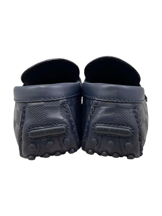 Louis Vuitton Loafers Hockenheim Line Driving Shoes 6 Damier LV Logo Navy main image 9